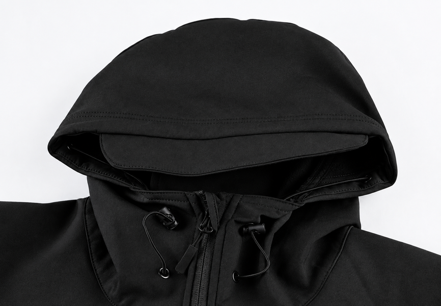 Костюм SoftShell Чорний 8858S фото