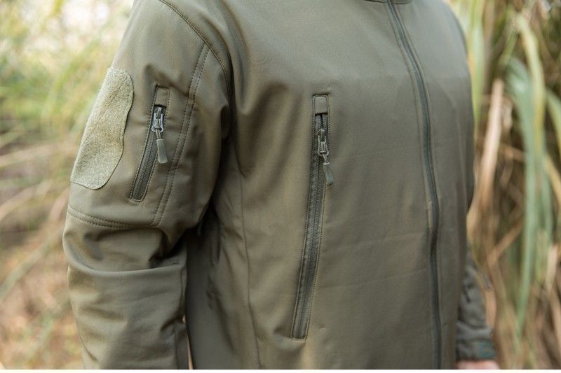 Куртка SoftShell Олива L   1101L фото